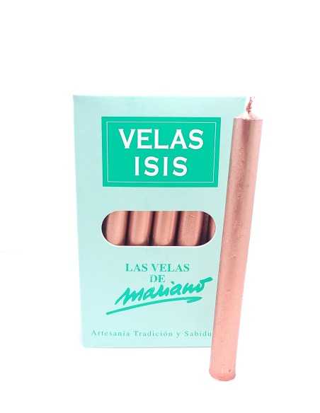 Boîte de bougies Velas Isis II cuivre - Encens.fr | Bougies