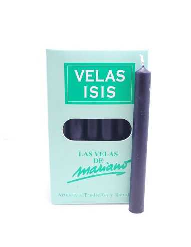 Boîte de 36 bougies Velas Isis II noires