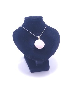 Pendentif Sceau de Salomon en Quartz rose -  Encens.fr