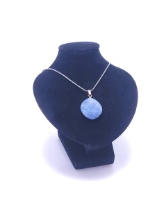 Pendentif Sceau de Salomon en Quartz bleu -  Encens.fr