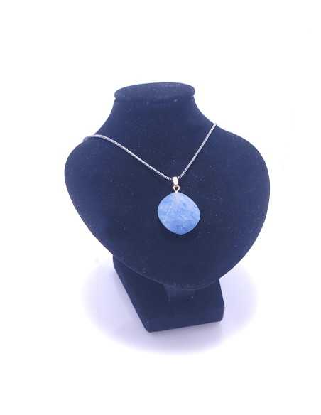Pendentif Sceau de Salomon en Quartz bleu -  Encens.fr