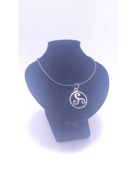 Pendentif Triskel en Argent - Encens.fr