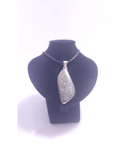 Pendentif cerclé argent en Jaspe impérial 12g - Encens.fr