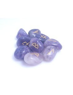 Set de runes en Améthyste - Encens.fr
