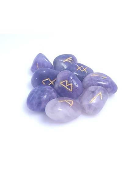 Set de runes en Améthyste - Encens.fr