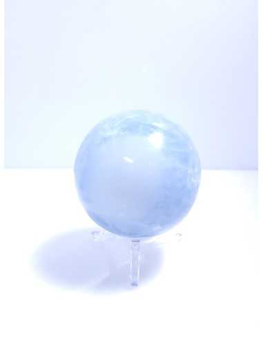Sphère en Calcite bleue 300g