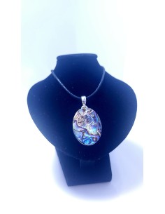 Pendentif cerclé argent en Abalone 10g - Encens.fr