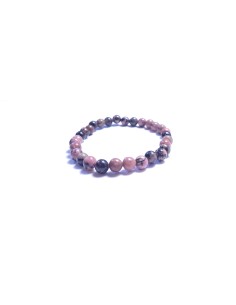 Bracelet 6 mm en rhodonite - Encens.fr