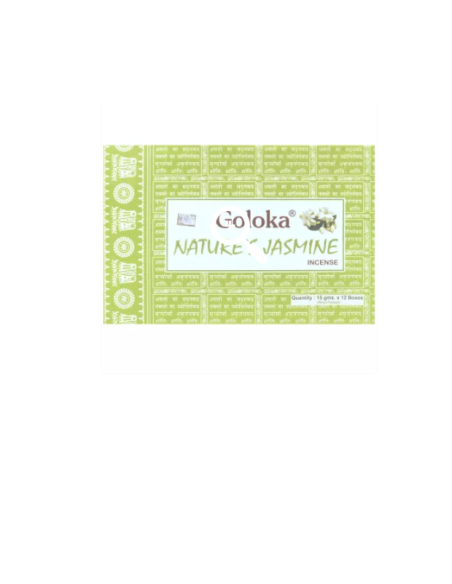 Boite d\'encens 12 étuis de 15 grammes GOLOKA JASMIN - Encens.fr