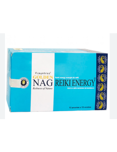 Encens Golden Nag reiki energy - Boîte de 12 étuis | Encens.fr