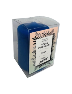 photo d'une bougie aromatisée musk