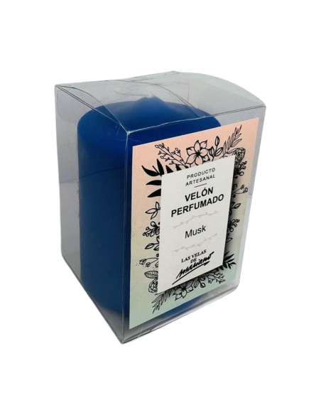 photo d'une bougie aromatisée musk