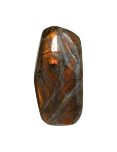 photo d'un bloc en labradorite dorée