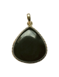 photo d'un pendentif Obsidienne larme d'apache