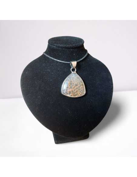 photo d'un pendentif en Agate peau de serpent