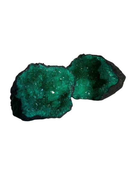 Géode en Quartz teinté
