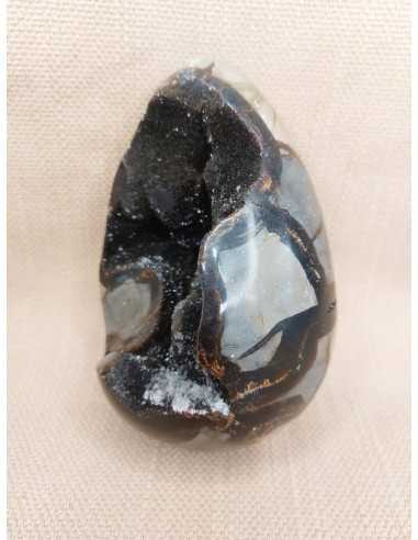 Oeuf en Jaspe Septaria grand modèle - Pierre naturelle pour la méditation et l'harmonie intérieure sur encens.fr