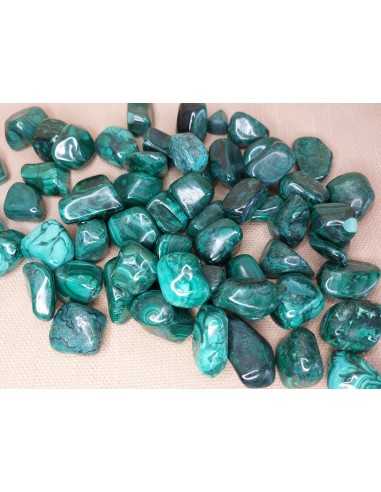 Malachite en Pierre roulée 5/6 cm - Encens.fr