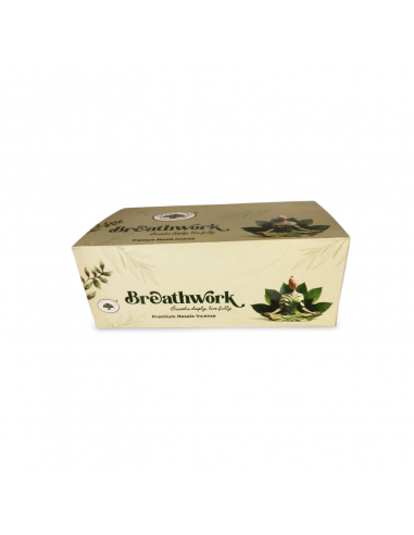 Boîte de 12 étuis d’encens Green Tree Breathwork – Respiration profonde et apaisement