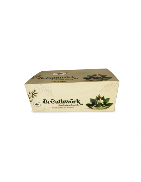 Boîte de 12 étuis d’encens Green Tree Breathwork – Respiration profonde et apaisement