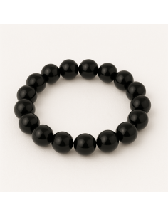 bracelet 8 mm en jais