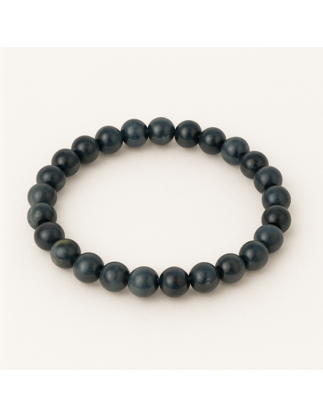 Photo de Bracelet 6 mm en oeil de faucon - Encens.fr - Boutique ésotérique en ligne - vente de Bracelet 6 mm en oeil de faucon
