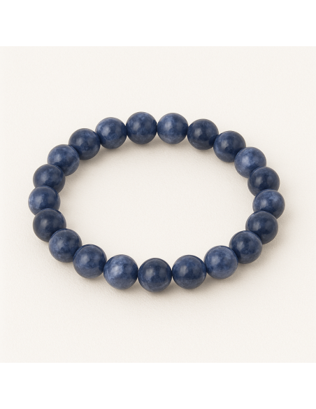 Photo de Bracelet 6 mm en sodalite - Encens.fr - Boutique ésotérique en ligne - vente de Bracelet 6 mm en sodalite