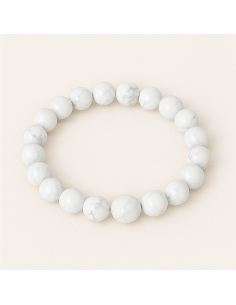 bracelet 6 mm en howlite