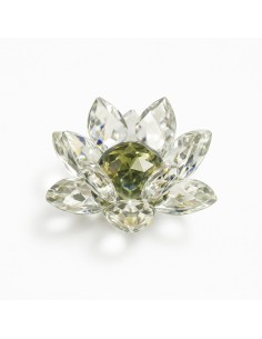 Fleur de lotus en cristal