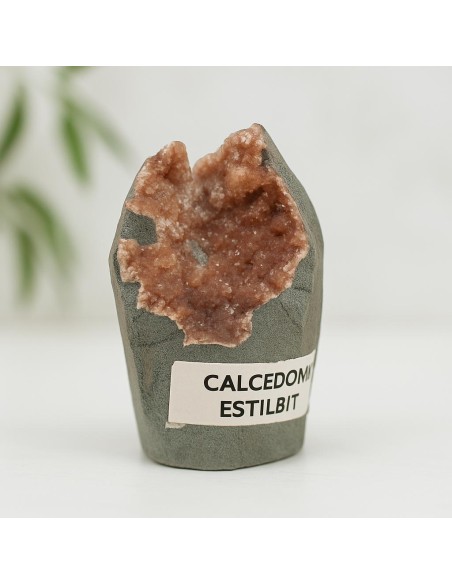 Géode Calcédoine & Stilbite