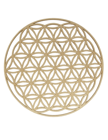 Fleur de Vie en bois – Équilibre énergétique & protection