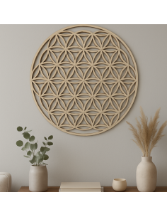 Fleur de Vie en bois – Équilibre énergétique & protection 2