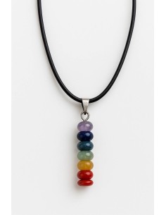 Pendentif 7 chakras avec collier