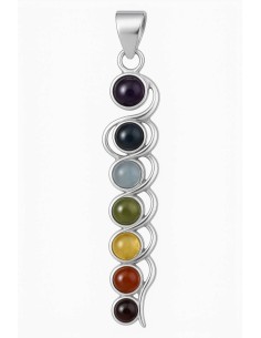 Pendentif 7 chakras Kundalini