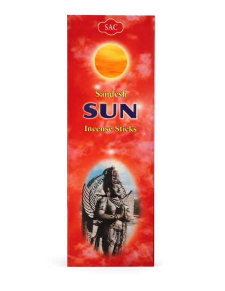 Photo de Encens Indien Sandesh en boite de 6 étuis - Encens.fr - Boutique ésotérique en ligne - vente de Encens Indien Sandesh