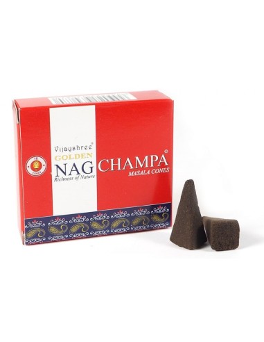 Encens Cônes Golden Nag – 4 Parfums – Étui de 10 Masala