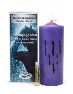 Bougie ésotérique Mariano "double charge" Super purification - Encens.fr