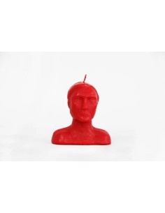 Bougie Tête d’Homme Noir, Rouge ou Blanc 2