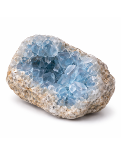 Célestite en pierre brute