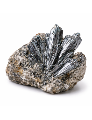 Stibine en pierre brute