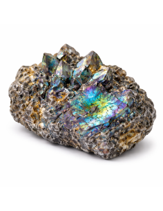 Titatine sur Orthose en pierre brute