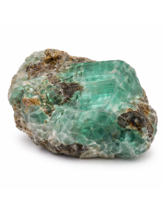 Émeraude en pierre brute