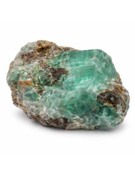 Émeraude en pierre brute