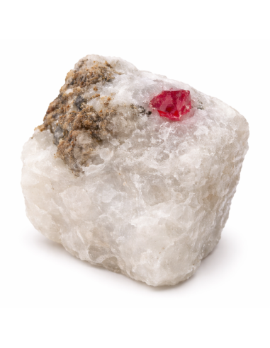 Spinelle rouge sur Matrice