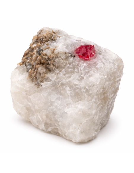 Spinelle rouge sur Matrice