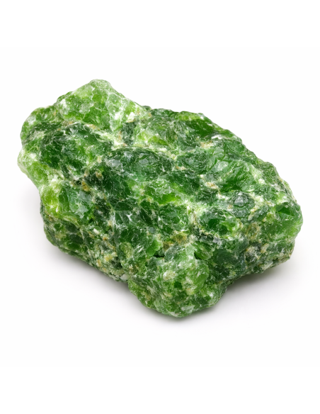 Chromodiopside en pierre brute