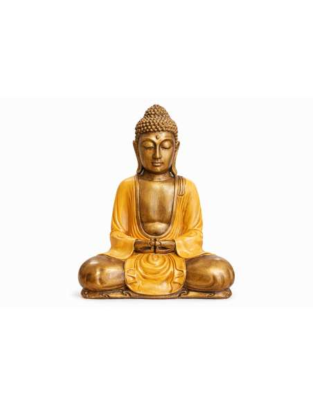 Statue Bouddha 30 cm – Sérénité et Présence Spirituelle (2 Couleurs Disponibles)
