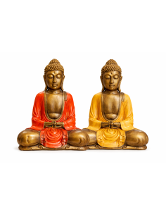 Statue Bouddha 30 cm – Sérénité et Présence Spirituelle (2 Couleurs Disponibles)