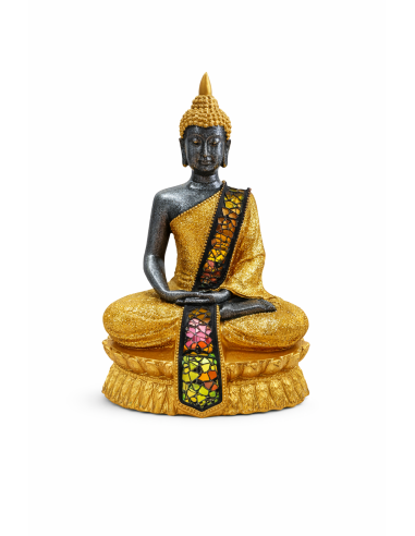 Statuette Bouddha Sparkle - Apportez la sérénité et l'éclat à votre intérieur