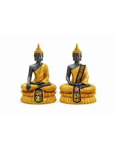 Statuette Bouddha Sparkle - Apportez la sérénité et l'éclat à votre intérieur